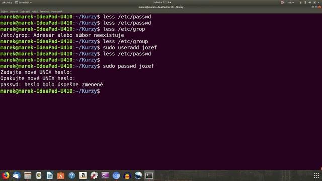 Linux Tutorial SK 08 / Správa užívateľov a skupín – useradd, userdel, usermod, groupadd, groupdel смотреть онлайн