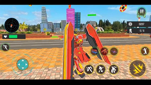 Futuristic Wing Robot Horse Games 2022: Horse Bus Drone Transformation - Android iOS Gameplay смотреть онлайн