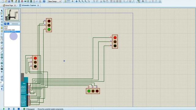 Using proteus to build a traffic light system with arduino смотреть онлайн