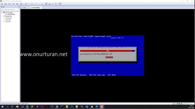Sophos UTM 9.X Software Firewall Kurulumu - Vmware Workstation смотреть онлайн