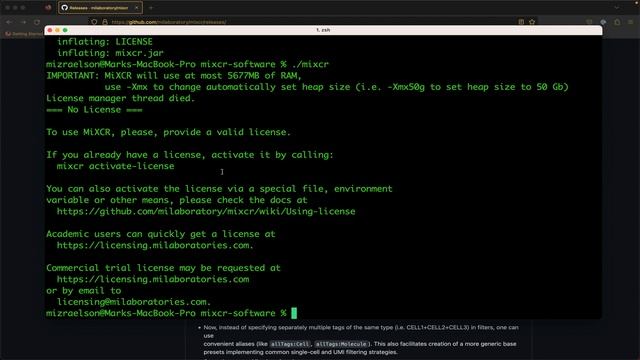 How to install and run MiXCR 4.x on Linux and Mac смотреть онлайн