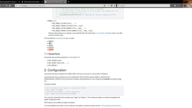 [ROS Q&A] 063 - Setting the node log level in run time (C++) смотреть онлайн