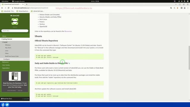 LibreCAD 2 boyutlu çizim-2. LibreCAD Linux kurulumu смотреть онлайн