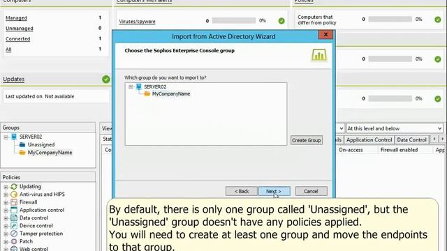 How to install Sophos Enterprise Console and protect a client machine смотреть онлайн
