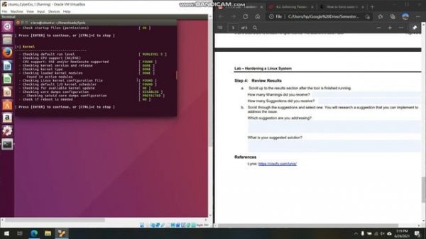 Lab 7.1.1.6 - Hardening a Linux System - Cisco NetAcad Cybersecurity Essentials