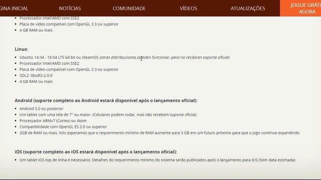 Requisitos Mínimos para rodar o jogo Albion Online no Windows, Linux, Mac e Android смотреть онлайн
