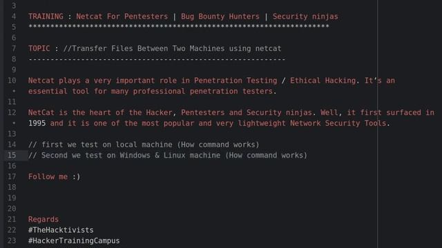 Netcat Tutorial : Transfer Files Between Windows & Linux смотреть онлайн