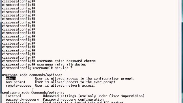Cisco ASA ver. 6, 7, and 8.2: Create user смотреть онлайн