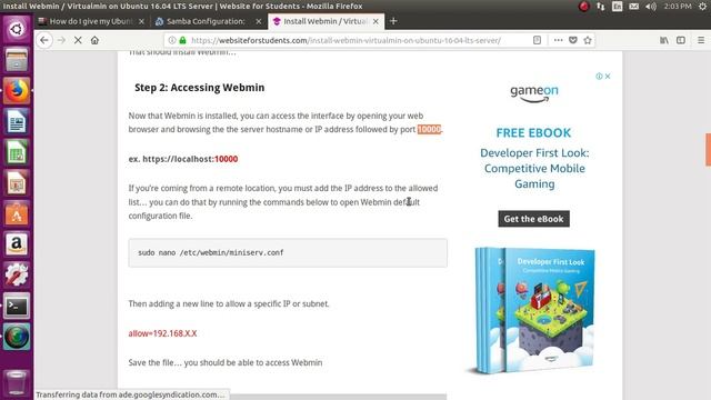 How to install webmin on Ubuntu 16.04 LTS смотреть онлайн