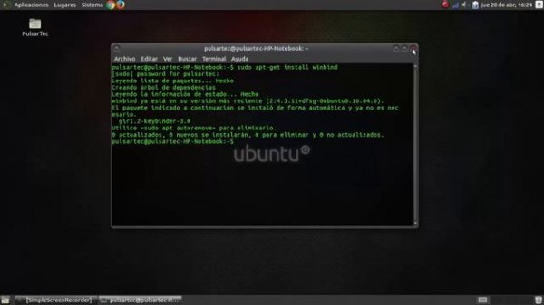 Please install winbind before installing microsoft office 2010