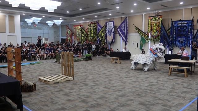梁馆白鹤龙狮团 Leung's White Crane Team Red // USADLDSA Lion Dance National Traditional Championships 2023 смотреть онлайн