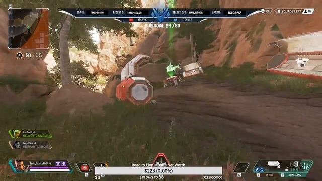 INSANE APEX LEGENDS 18 KILL SOLO TRIO 3108 Damage *FULL GAMEPLAY* смотреть онлайн