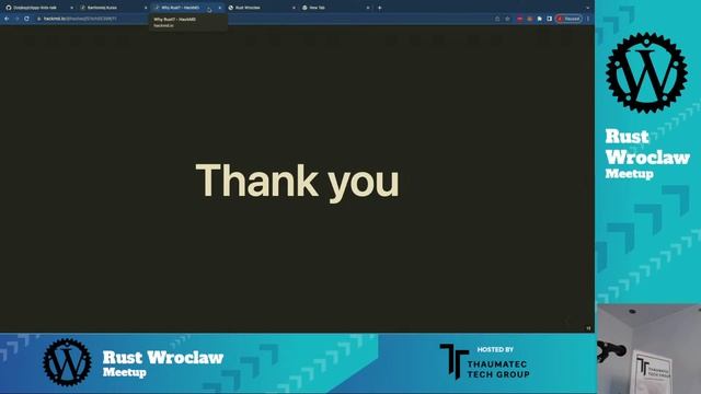 Rust Wrocław Meetup 27 - Live stream, 21.07.2022 смотреть онлайн