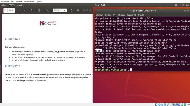 Ejercicios Comandos Linux - Fichero /etc/passwd смотреть онлайн