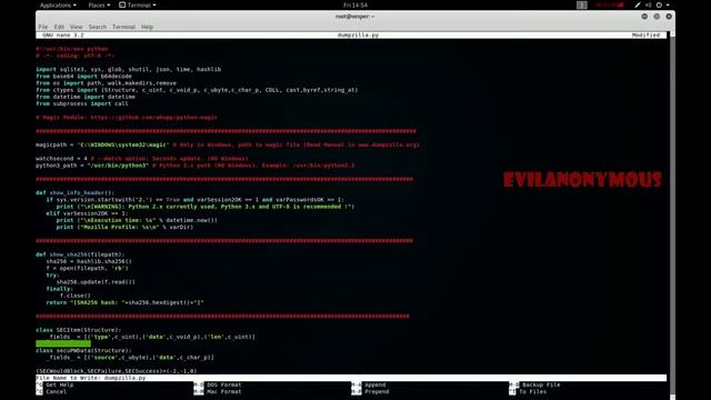 Dumpzilla Forensic tool смотреть онлайн