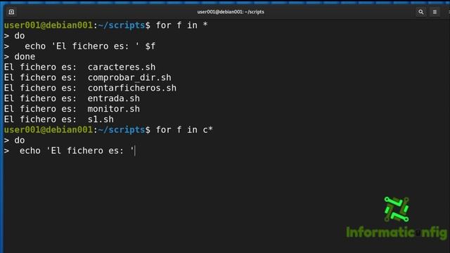 Curso de Linux desde cero para principiantes | SHELLSCRIPT: CICLOS FOR Y WHILE (video 56) смотреть онлайн