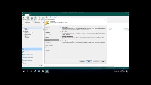 Fazendo backup com Veeam Backup Replication смотреть онлайн