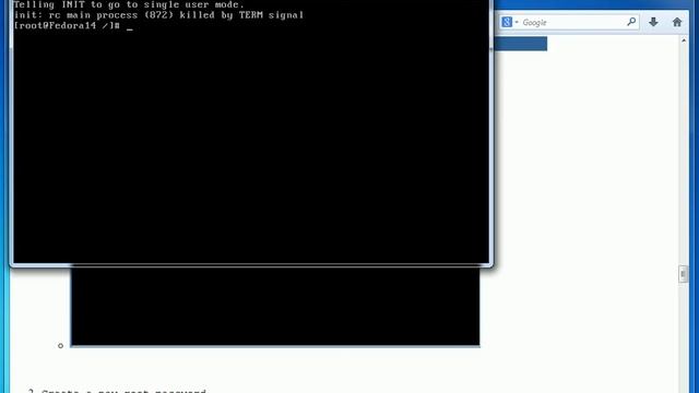 Use Fedora 14 Grub to boot into single user mode смотреть онлайн
