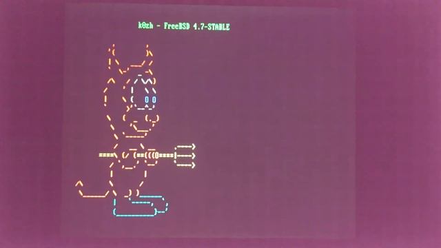 Freebsd 4.7 Ascii screensaver смотреть онлайн