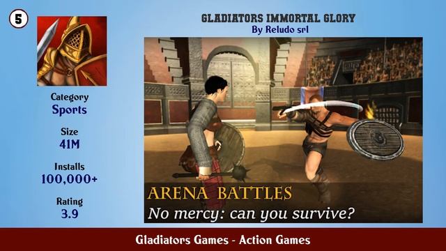 Top 10 Gladiators Games Android Games смотреть онлайн