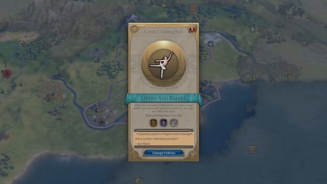 Civilization VI All Civics / Civic Quotes ( Gathering Storm Rise and Fall ) смотреть онлайн
