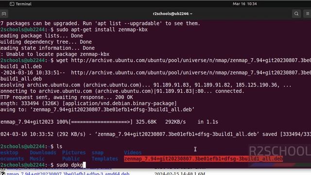 How to install zenmap on Ubuntu 22.04 LTS смотреть онлайн