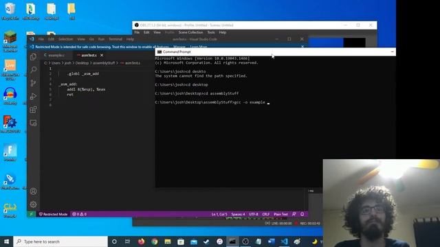 How to program with Assembly language (calling a function from C) смотреть онлайн