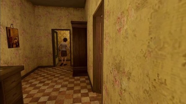 монашка убирает г**** за живном