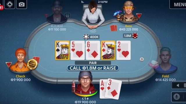 🍽 Lunch Break Game 6: Beating an aggressive player - IOS app Pokerist poker iPhone смотреть онлайн