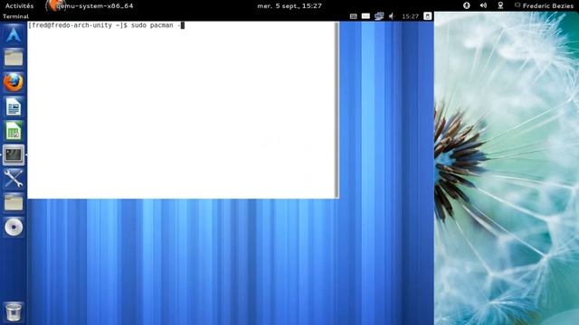 Unity pour Archlinux sous Qemu смотреть онлайн
