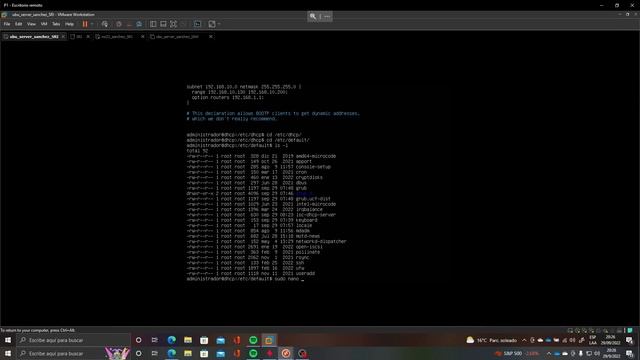 Instalacion servidor DHCP en Ubuntu Server 22.04 смотреть онлайн