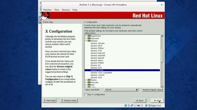 RedHat 7.1 Seawolf in VirtualBox (1 of 3) смотреть онлайн