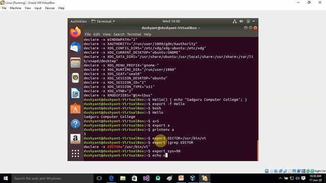 Linux export Command смотреть онлайн