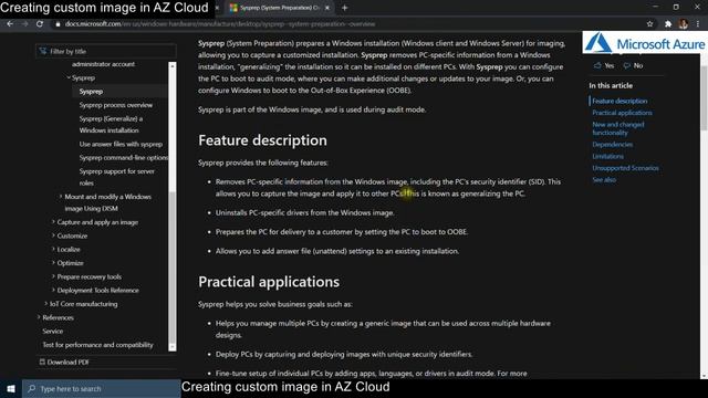 Azure Lab 2 by Sam : Create Azure "Custom" VM Image смотреть онлайн
