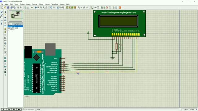 Print Serial Port Data ON Alphanumeric LCD | Simulation смотреть онлайн