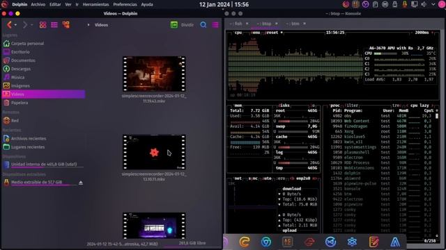 Probando Garuda Linux KDE Dr460nized en 2024 Equipo Gaming Retro, juegos de prueba GPU 1GB 🤪 смотреть онлайн