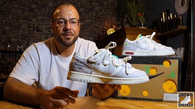 Nike Dunk Low Off White 25/50 | Unboxing | Review смотреть онлайн