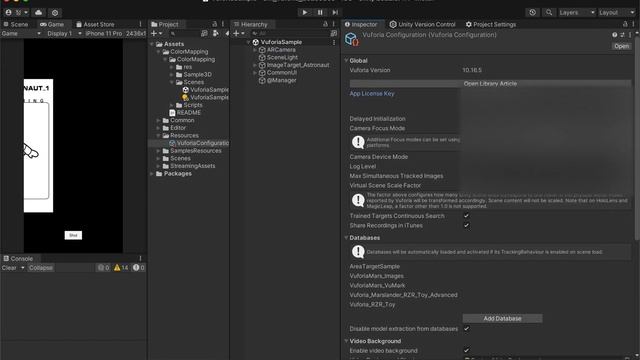 [Unity-AR-ColorMapping] Create iOS App Project with Vuforia Demo смотреть онлайн