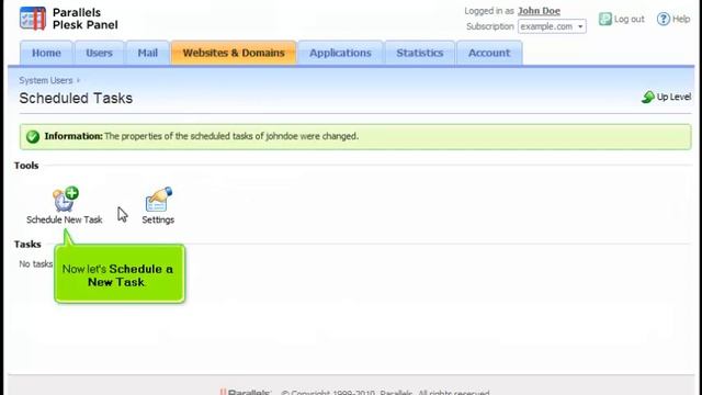 How to set up Scheduled Tasks (Cron Jobs) in Plesk 10 смотреть онлайн