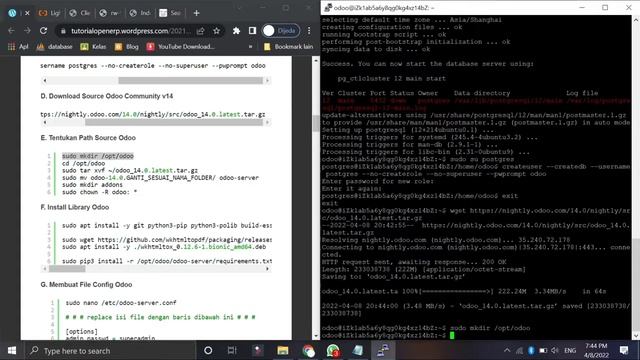 Cara Install Odoo 14 dengan menggunakan VPS Ubuntu V20.24 смотреть онлайн