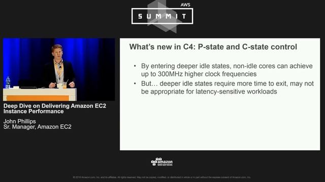 AWS Summit Series 2016 | Chicago - Deep Dive on Delivering Amazon EC2 Instance Performance смотреть онлайн