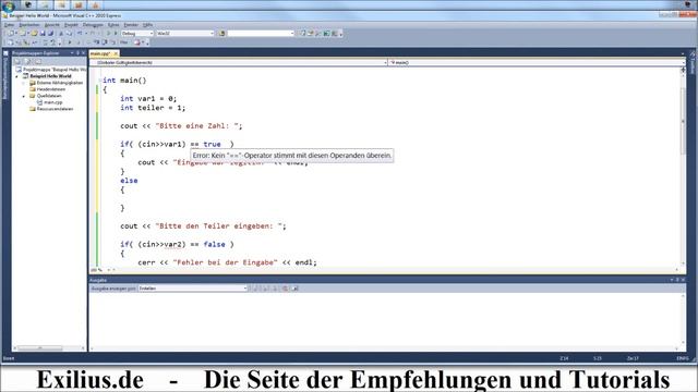 Tutorial C++ #012 [Deutsch] - Die 'if-else'-Anweisung (Teil 2 von 5) смотреть онлайн