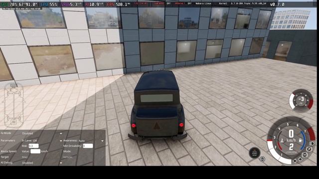 BeamNG drive Nobara Official (KDE) 39 Linux using Fixed Bell 407 Chopper смотреть онлайн