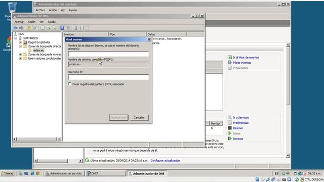Instalacion y configuracion basica DNS DHCP y Enrutamiento смотреть онлайн
