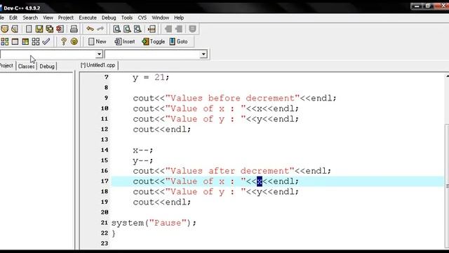 C++ Class - 08 - Increment & Decrement Operators смотреть онлайн