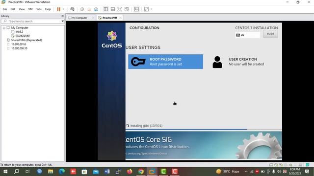 centos 7 on vmware workstatioin #linux #centos7 #rhcsa #redhat смотреть онлайн