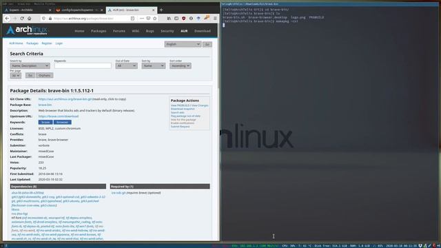 Οδηγός εγκατάστασης προγραμμάτων για Arch Linux από το AUR смотреть онлайн