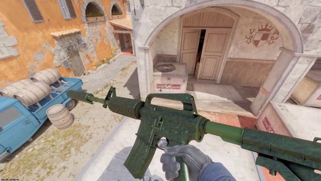CS2 MADE THIS SKIN CLEAN & SHINY🔥🔥- Inspecting M4A1 MOSS QUARTZ in CS2 Ingame смотреть онлайн