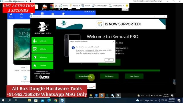 Iphone Ios 15.6 Icloud Unlock смотреть онлайн