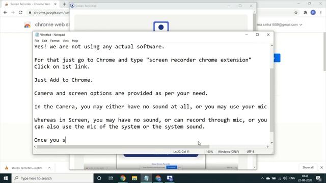 Screen Recorder | Free Chrome Extension | Simple and Easy смотреть онлайн